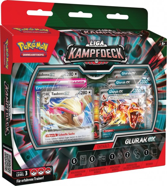 Pokémon Cards Liga Kampf Deck Glurak ex DE 6 ct.