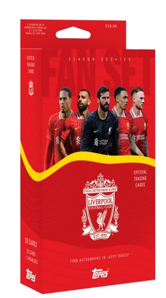 2024-25 Topps Liverpool FC Fan Set