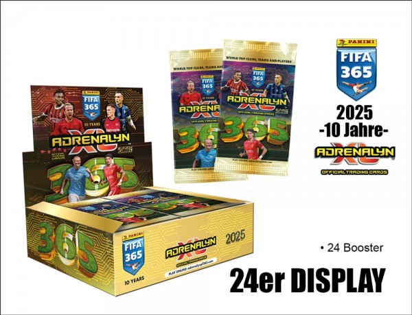 2025 FIFA 365 Adrenalyn XL TC Booster Display