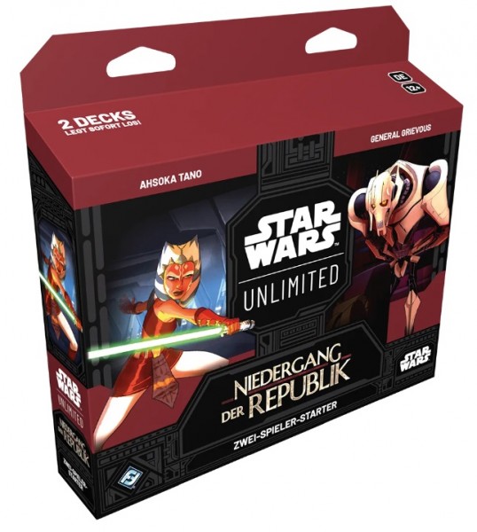 Star Wars Unlimited Niedergang der Republik DeckDE