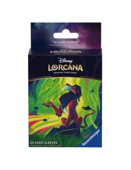 Disney Lorcana 6: Kartenhüllen Motiv Scar