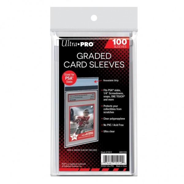 UP Graded Card Sleeves Resealable For PSA (100 ct)