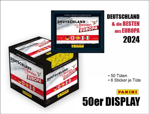 2024 Deutschland &die Besten aus Europa StickerBox