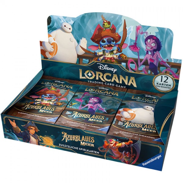 Disney Lorcana 6: Azurblaues Meer Booster DE