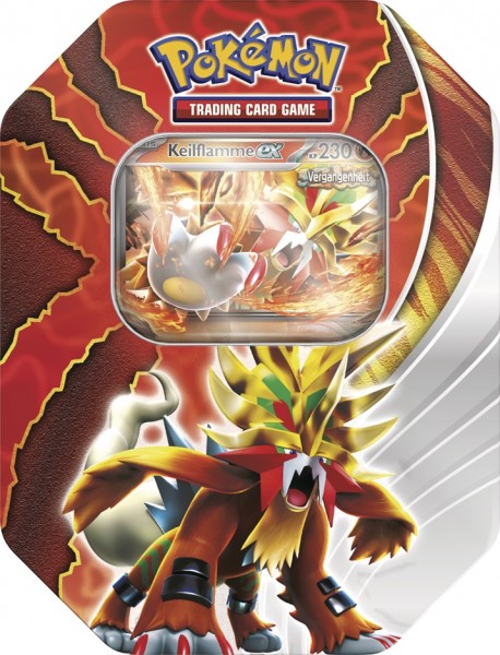 Pokémon Cards Tin Box #114 Furienblitz EX DE