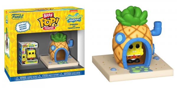 Bitty POP Towns - Spongbob and Pineapple House