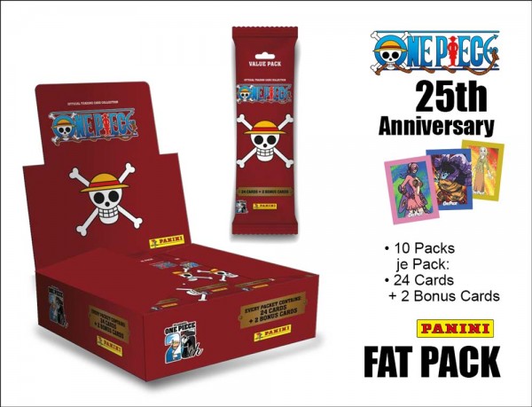 One Piece - 25th Anniversary Trading Cards FatPack