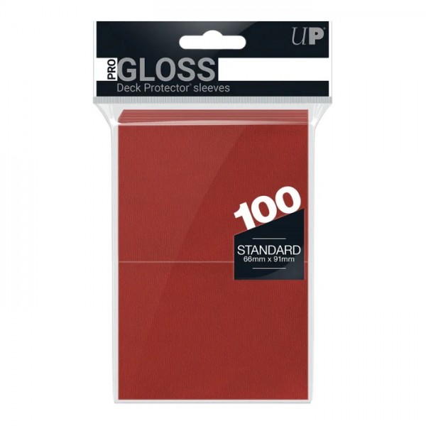 UP Deck Protector Sleeves Red (100 ct.)