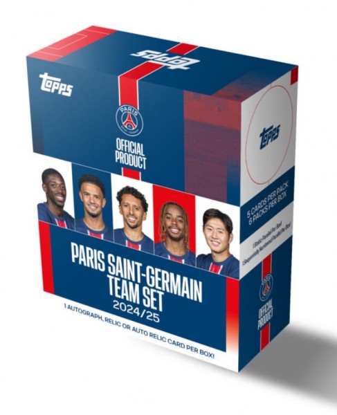 2024-25 Topps Paris Saint-Germain Team Set