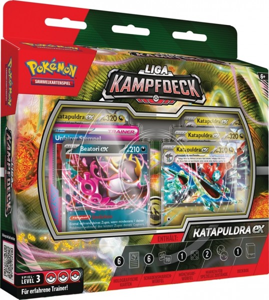 Pokémon Cards Liga Kampf Deck Katapuldra ex DE6ct.