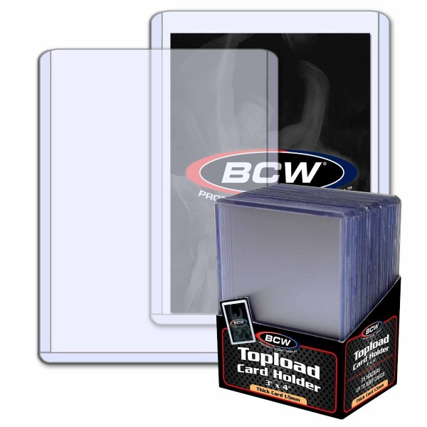 BCW Topload 3"x4" (Thick Cards 59 pt.) (25 ct.)