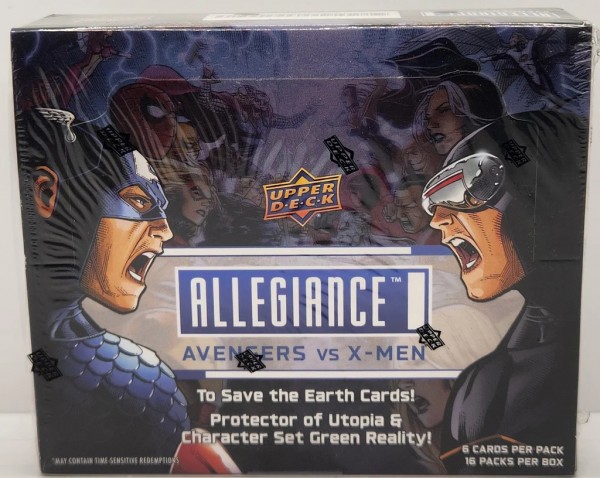 Upper Deck Allegiance: Avengers vs X-Men Hobby Box