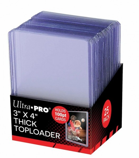 UP Topload 3 x 4" (Thicker Cards 100pt) (25 ct.)