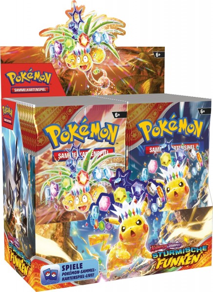 Pokémon Cards KAPU08 Stürmische Funken 36er Boo.DE