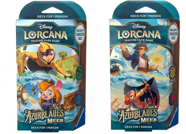 Disney Lorcana 6: Azurblaues Meer Starter DE