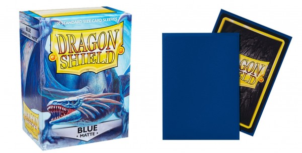 Dragon Shield Sleeves Matte Blue (100ct)