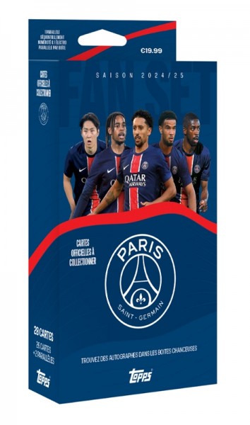 2024-25 Topps Paris Saint-Germain Fan Set