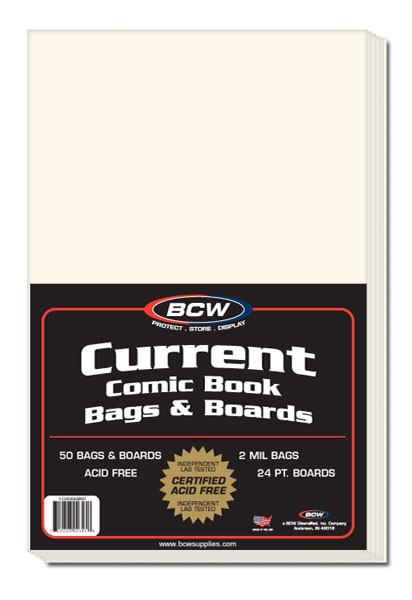 BCW Comic Book Bags & Boards Current (50 ct.)