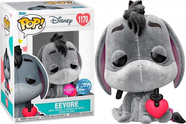 POP - Disney - Winnie the Pooh - Eeyore FLOCKED