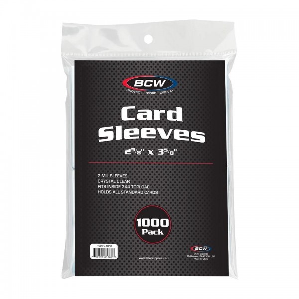 BCW Soft Sleeves (1000 ct.)