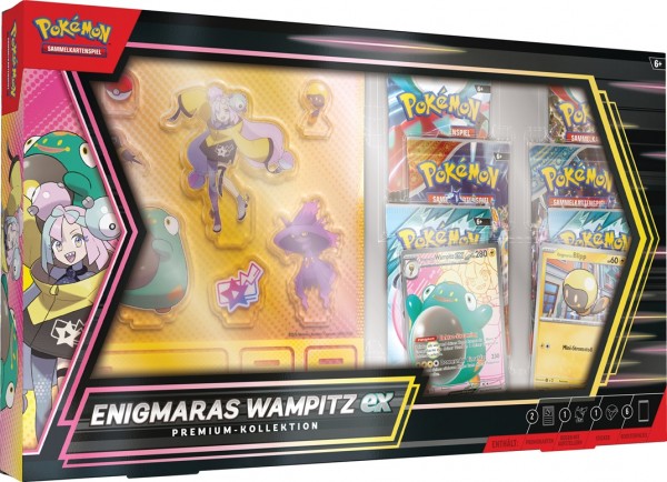 Pokémon Cards Enigmaras Wampitz ex Premium Koll.DE