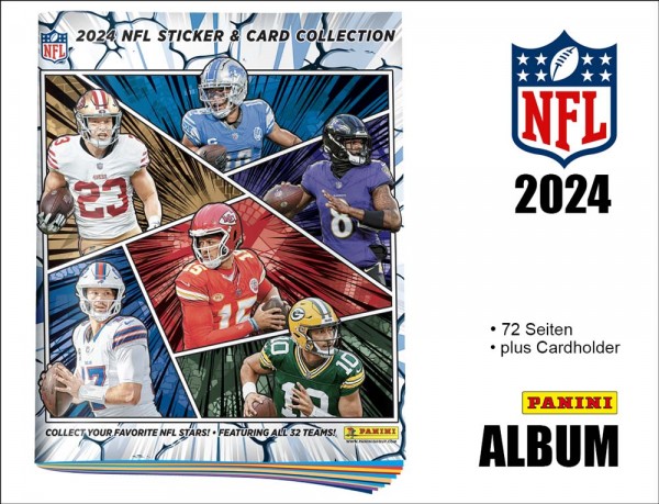 2024 NFL Sticker & Card Collection Album