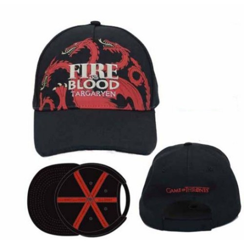 Baseball Cap Game of Thrones Fire n BloodTargaryen