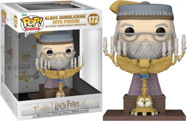 POP Deluxe -Harry Potter-Albus Dumbledore w/Podium