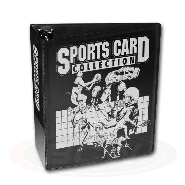 BCW Sports Card Collection Album black 3"