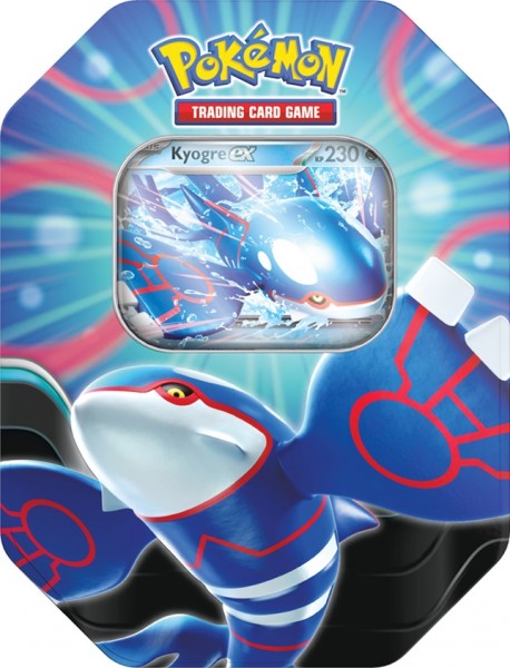 Pokémon Cards Tin Box #120 Kyogre EX DE