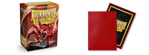 Dragon Shield Sleeves Matte Ruby (100ct)