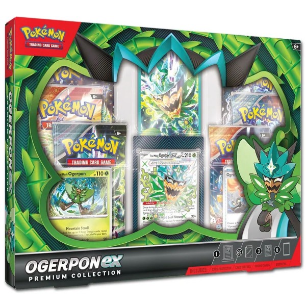 Pokémon Cards Ogerpon ex-Premium-Collection Box EN