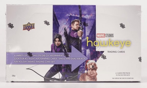 2023 Upper Deck Marvel Studios Hawkeye Hobby Box