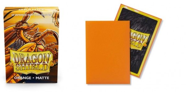 Dragon Shield Japanese Sleeves Matte Orange (60ct)