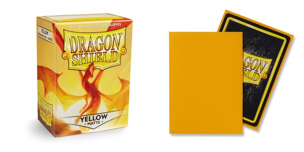 Dragon Shield Sleeves Matte Yellow (100ct)