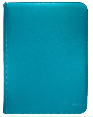 UP 9-Pocket Zippered-Pro-Binder - Teal