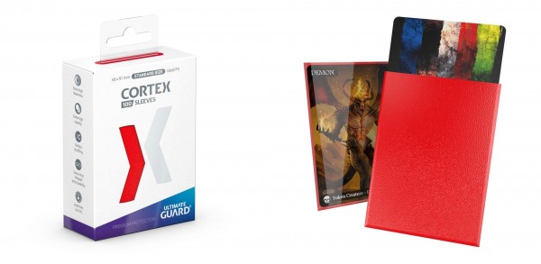 UG Cortex Sleeves Standard Rot 100 ct.