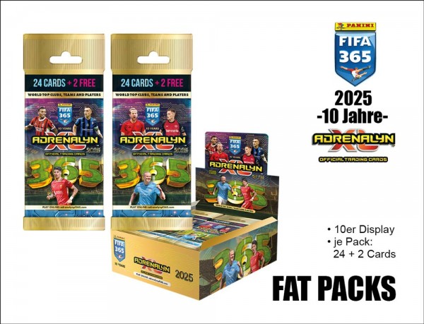 2025 FIFA 365 Adrenalyn XL TC Fat Packs