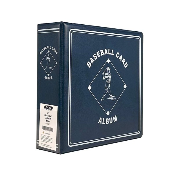 BCW Baseball Album blue 3"